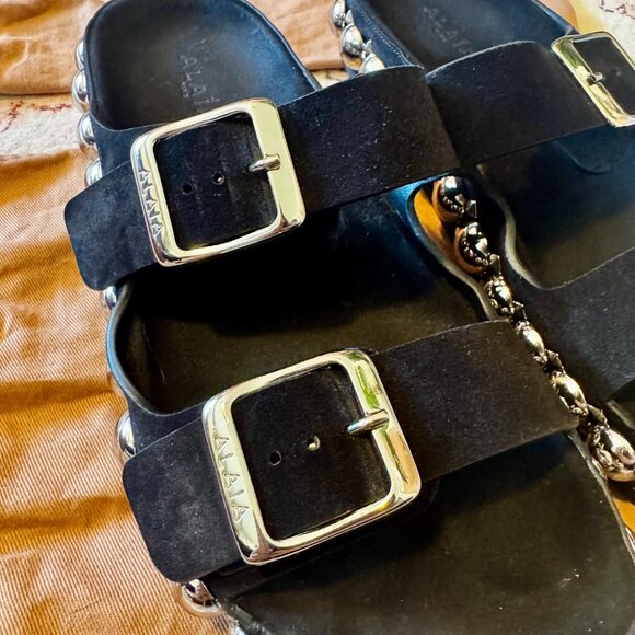 Alaia Bombe Studded Sandals in Black EUC - Picture 10 of 16